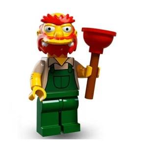 LEGO Minifigures Simpsons Series 71009 #13 Groundskeeper Willie OPENED PACKET - Picture 1 of 2