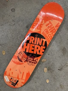Vintage 2004 BLUEPRINT skateboards deck In Shrink. Team Deck, Orange Print Y2K!! - Bild 1 von 7