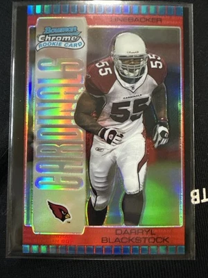 DARRYL BLACKSTOCK ROOKIE RED REFRACTOR ARIZONA CARDINALS 2005 BOWMAN CHROME - Image 1 of 2