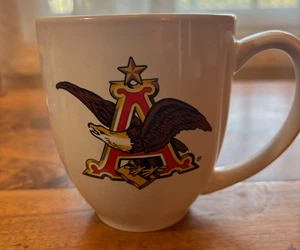 Anheuser Busch Coffee Mug Eagle Logo Cup 4 1/4" Tall - Picture 1 of 6