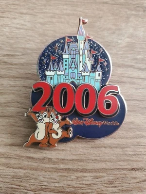Disney WDW 2006 Magic Kingdom Castle Pin Chip & Dale Chipmunks 3D  - Image 1 of 2