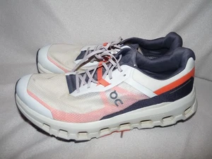 Men's On Running Brand White/Black/Red Flame Cloudvista 2 Trail OC Shoes clean - Picture 1 of 8