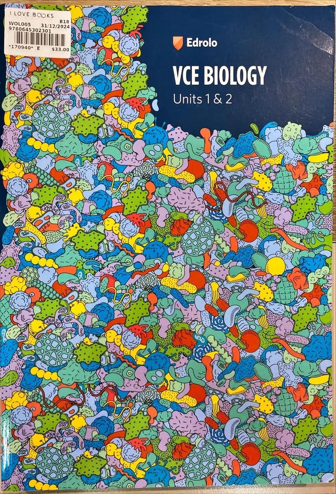 Edrolo VCE Biology Units 1&2 Print Book - image 1 of 1