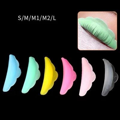 5 Pairs Lash Lift Lifting Curlers Curl Silicone Shields Pads Multicolor Reusable - Image 1 of 4