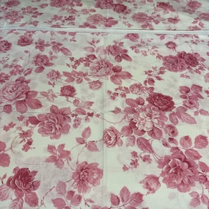 Cannon Monticello Full Sheet And 2 Pillowcases Pink Floral Roses - Picture 1 of 8