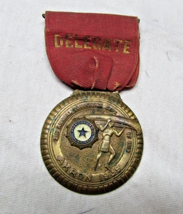 1939 - American Legion Convention - Akron, Ohio - Medal and Ribbon (B13 - Picture 1 of 5