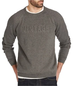 Weatherproof Mens Vintage Pullover Sweater, smokegrayhtr, L - Picture 1 of 1
