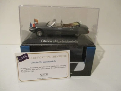 CITROEN SM PRESIDENTIELLE G.POMPIDOU 1972-ED. ATLAS -1/43ème- EN BOITE/SUR-BOITE - Photo 1/4