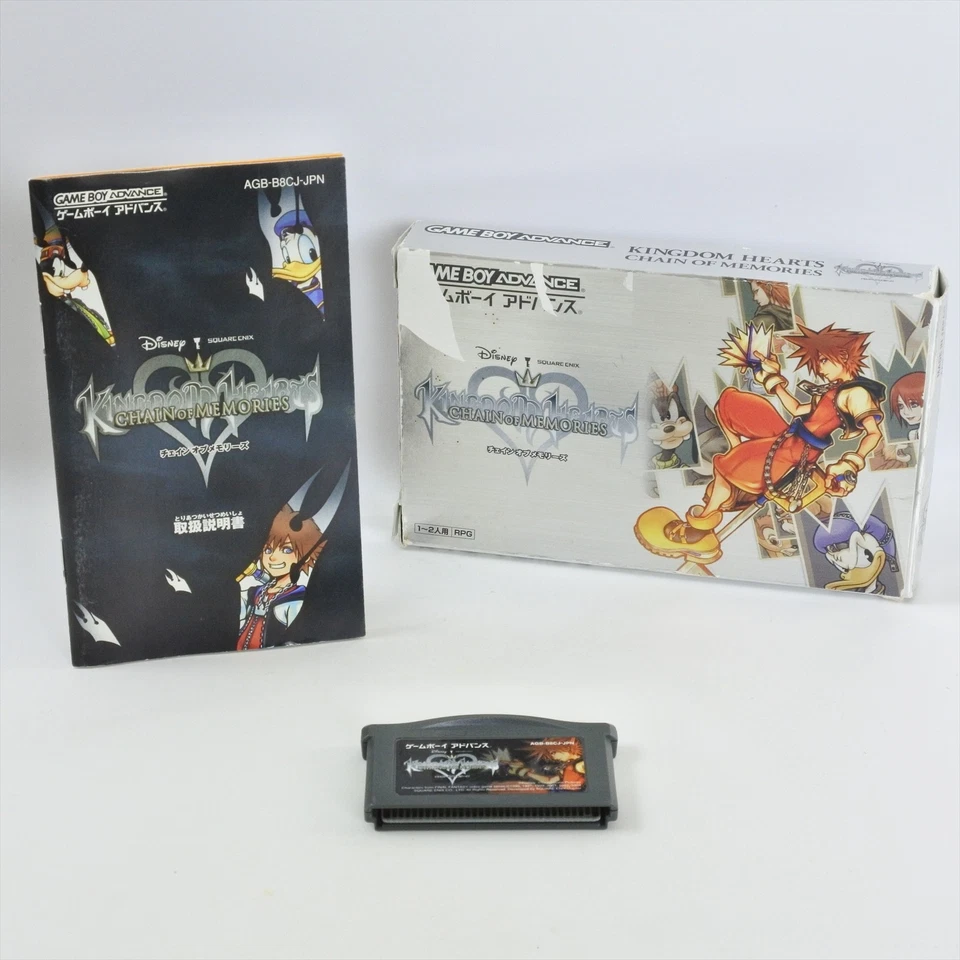 KINGDOM HEARTS Chain Of Memories Disney' Gameboy Advance Nintendo d175 gba - Image 1 of 4