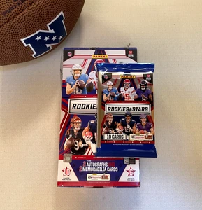 2024 Rookies Stars Football PACK aus HOBBY Box (2 AUTOs /BOX!) Nix, Daniels RC? - Bild 1 von 6