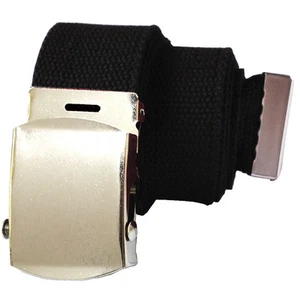 Military Style Canvas Web Belt - BUY 2 GET 1 FREE, JUST ADD THE 3 BELTS TO CART - Picture 1 of 28