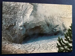Postcard Mud Volcano Yellowstone National Park Canyon Lake Highway A172 - Picture 1 of 2