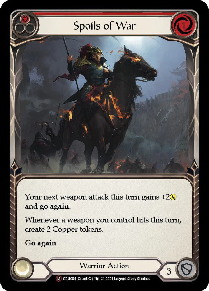 FAB   Spoils of War  - Crucible of War (Unlimited) Card # 084 - Image 1 of 1