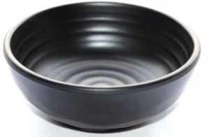 Melamine Round Bowl Salad Sauce Snack Entree Dessert Cup Dish 3-7/8" (5oz) Black - Picture 1 of 15