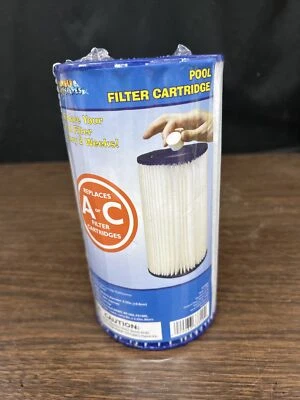 Summer Escapes Type A or C Pool Filter Cartridge Replacement Filters - Image 1 of 3
