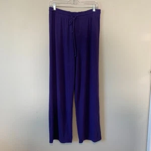 Aritzia Wilfred Free leichte gerade Lounge-Damenhose lila Größe Large - Bild 1 von 6