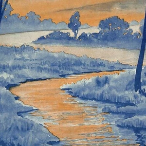 Vintage WWI Ära 1916 Noten "Wenn Abend Schatten fallen" Polla / Branden  - Bild 1 von 3