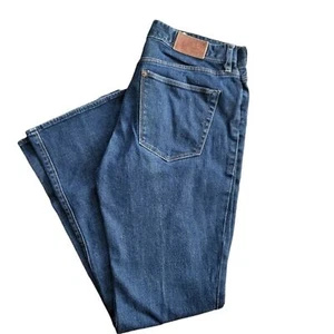 Women's Madewell Boot Legger bootcut Jeans Medium Dark Wash Altered size 28 - Picture 1 of 6