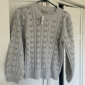Loft Gray Womens Loose Knit Sweater Size Small NWT - Picture 1 of 3