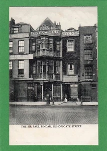 The Sir Paul Pinder Pub Bishopsgate Street London pc unused Taylor Ref F621 - Picture 1 of 1