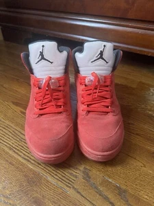 Size 11 - Air Jordan 5 Retro Red Suede - Picture 1 of 5