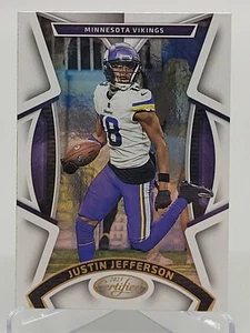 2023 PANINI CERTIFIED JUSTIN JEFFERSON BASE FOOTBALL CARD MINNESOTA VIKINGS NFL - Picture 1 of 2