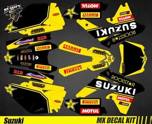 Kit Déco Moto pour / Mx Decal Kit for Suzuki RM-Z - Rockstar - Imagen 1 de 1