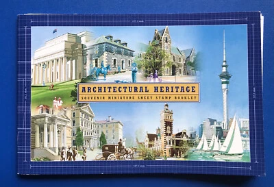 New Zealand Stamps 2002 Architectural Heritage Minature Sheets Booklet SG SP3  - Image 1 of 4
