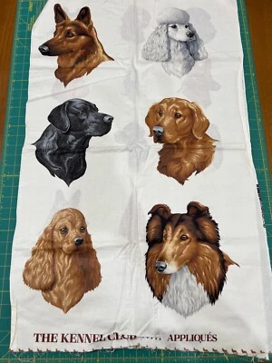 VIP Cranston ~ The Kennel Club ~ 18 apliques para cães corte e costura painel de artesanato NOVO - Imagem 1 de 2