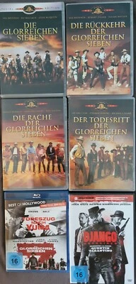 Die glorreichen Sieben Collection+Todeszug nach Yuma+Django Unchained - 7 Filme - Bild 1 von 4