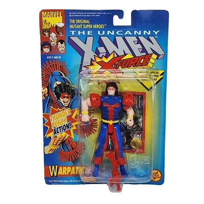FIGURA DE ACCIÓN TOY BIZ THE UNCANNY X-MEN X-FORCE WARPATH 1992 DE COLECCIÓN NUEVA SELLADA Foto 1 de 4