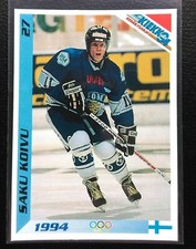 1994 Finnish Jaa Kiekko Finland Hockey Team #27 Saku Koivu