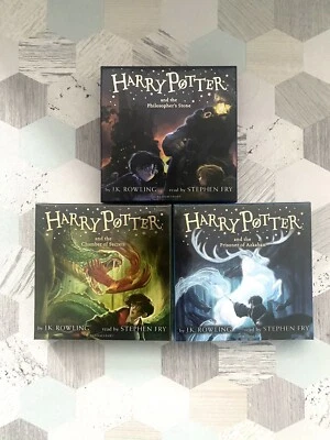 Harry Potter  Audio CD Books 1-3 Unabridged  Books 2 & 3 Are New Sealed - Image 1 of 4