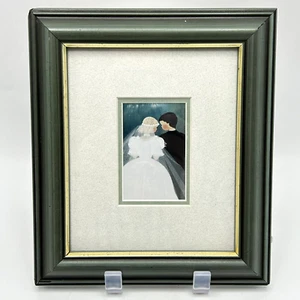Daine Ethier Framed Matted Print Approx 8" x 7" Marriage Wedding Wife Husband - Picture 1 of 10