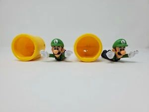 Zwei McDonalds Happy Meal Spielzeug Super Mario Luigi Launcher #3 2017 - Bild 1 von 2