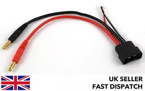TRX Male Balance Lipo cable de carga/plomo 2S a 4 mm bala/plátano *Traxxas compacto* - Imagen 1 de 4