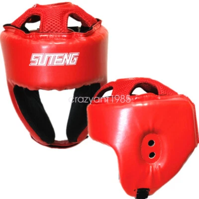 Adult Children Boxing Headgear Sanda Taekwondo Helmet Head Guard Protective - Image 1 of 4