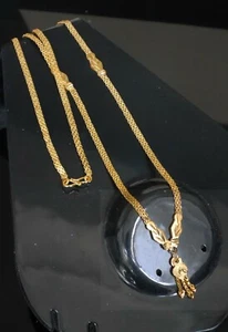 Real looking 22 ct gold plated Chain - necklace party wear kapa Indian Jewellry  - Bild 1 von 4