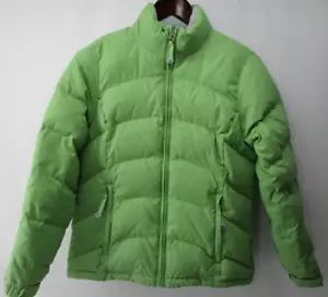 L.L. BEAN WOMEN'S XS GREEN NYLON DOWN FILLED FULL ZIP PUFFER JACKET - Picture 1 of 7