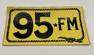 Vintage 95 FM Radio Station Aufkleber - Aufkleber - Bild 1 von 2