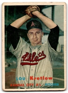 1957 Topps Lou Kretlow Athletics #139 - Picture 1 of 2