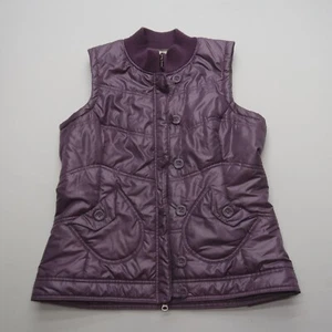 Aventura Womens Insulated Vest Size Medium Purple Full Zip Hiking Outdoors - Picture 1 of 9