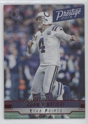 2019 Panini Prestige Xtra Points Red /249 Adam Vinatieri #94 - Image 1 of 2