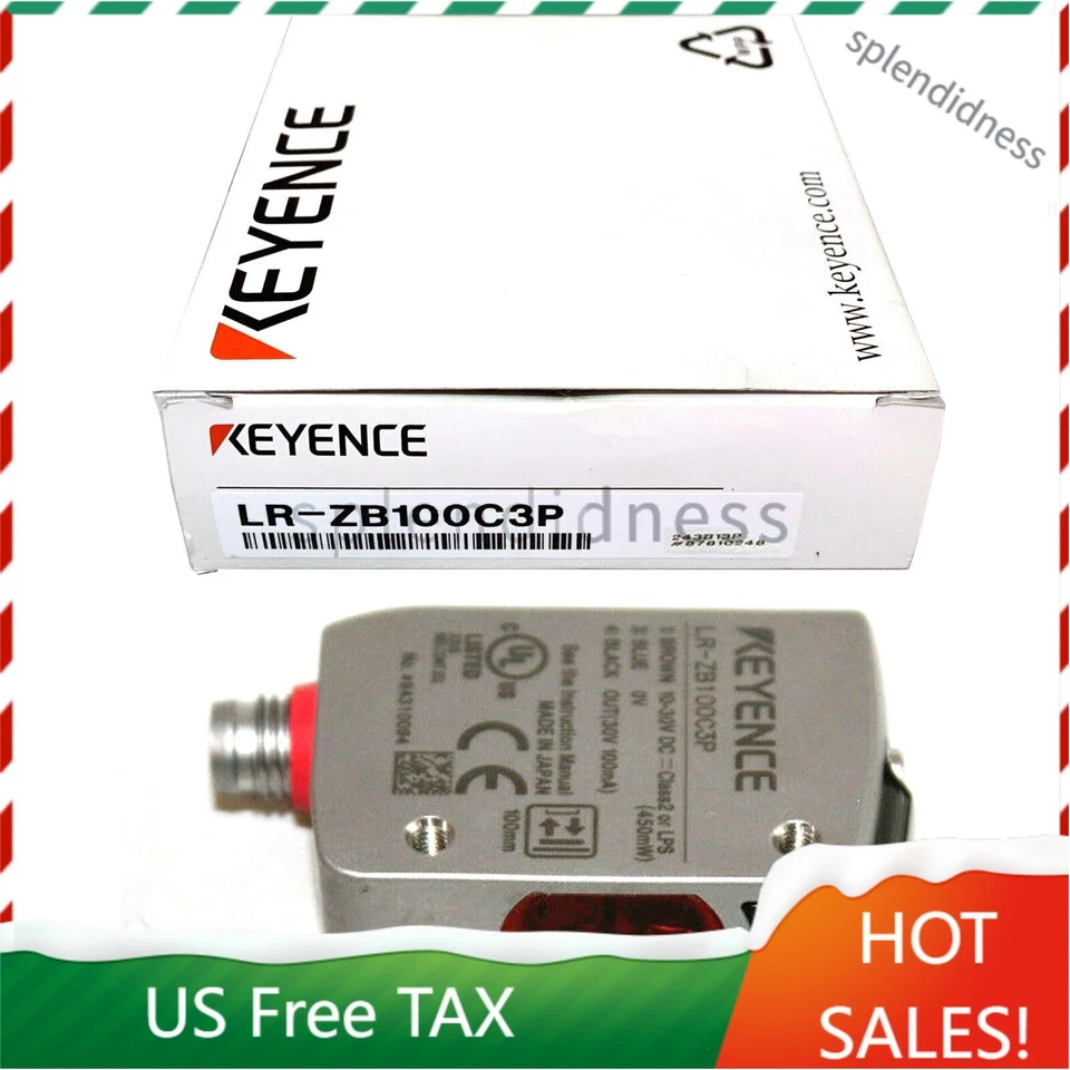 1PC New Keyence LR-ZB100C3P LRZB100C3P Laser Sensor US Free TAX  US Free TAX - Image 1 of 4