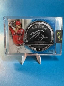 2021 Topps Five Star Mike Trout Silver Signatures Auto Card Blue 12/20 - Bild 1 von 2