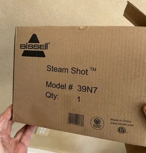 Limpiador de vapor de superficie dura portátil BISSELL Steam Shot Deluxe 39N7 desinfectante - Imagen 1 de 3