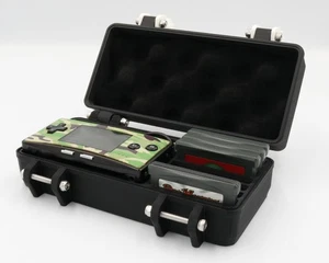 Game Boy Micro Rugged Protective Carrying Case - Holds 9 Games and USB Cable - Picture 1 of 5