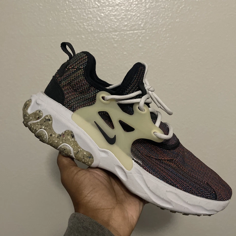 Nike React Presto Flyknit Multi Black SZ 9 - Image 1 of 4