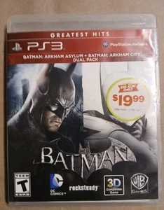 Batman: Arkham Asylum and Arkham City Dual Pack (Playstation 3, 2013) - Imagen 1 de 4