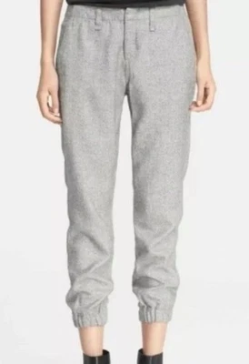 Rag & Bone Women's Sz 26 Miramar Jogger Printed Cotton Terry Pant Speckle Gray - Image 1 of 4